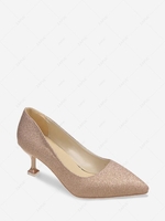 Sequins Slip-On Pumps