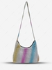 Sequins Zipper Casual Shoulder Bag
