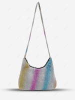 Sequins Zipper Casual Shoulder Bag