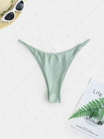 Shiny Bikini Bottom L Light green