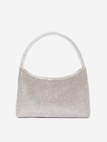 Shiny Metallic Glitter Sparkle Rhinestones Design Evening Party Clutch Bag