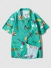 Short Sleeve Vacation Shirt Xs Light green