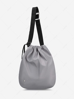 Side Release Buckle Drawstring Casual Cinch Bag