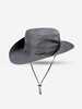 Side Snaps Wide Brim Bucket Hat