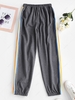 Side Striped Jogger Sweatpants S Gray