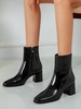 Side Zip Chunky Heel Ankle Boots