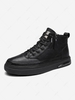 Side Zip High Top Lace Up Shoes