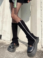 Side Zip Leg Warmers