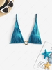 Silky O-ring Bikini Top S Deep blue