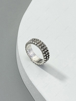 Silver Color Metal Retro Ring