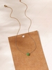 Simple Glazed Flower Pendant Necklace