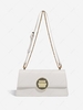 Simple Half Chain Strap Shoulder Bag