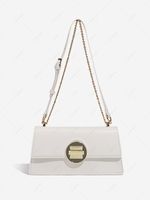 Simple Half Chain Strap Shoulder Bag