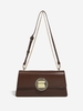 Simple Half Chain Strap Shoulder Bag
