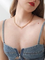 Simple Hollow Out Heart Shape Necklace