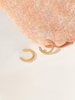 Simple Metal Small Hoop Earrings