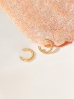 Simple Metal Small Hoop Earrings