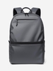 Simple PU Solid Color Backpack