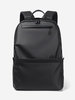 Simple PU Solid Color Backpack