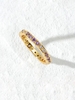 Simple Style Copper Zircon Plated 18K Gold Ring