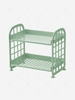 Simple Style Double-layer Fold Desktop Storage Rack