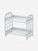 Simple Style Double-layer Fold Desktop Storage Rack