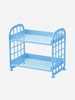 Simple Style Double-layer Fold Desktop Storage Rack