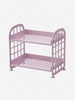 Simple Style Double-layer Fold Desktop Storage Rack
