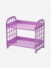 Simple Style Double-layer Fold Desktop Storage Rack