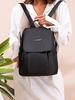 Simple Style Metal Decor Backpack