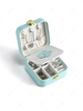 Simple Style Solid Color Portable Jewelry Storage Box