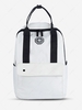 Simple Style Solid Color Student Backpack