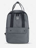 Simple Style Solid Color Student Backpack