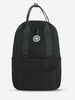 Simple Style Solid Color Student Backpack