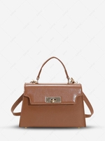 Simple Style Solid Crossbody Bag