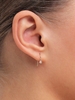 Simple Style Zircon Embellish Earrings