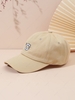 Single Letter Embroidered Baseball Cap