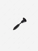 Single Punk Screw Stud Earring