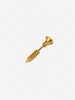 Single Punk Screw Stud Earring