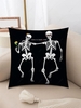 Skeleton Lover Halloween Plush Pillowcase