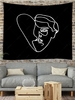 Sketching Pattern Wall Hanging Tapestry