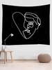 Sketching Pattern Wall Hanging Tapestry