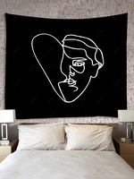 Sketching Pattern Wall Hanging Tapestry