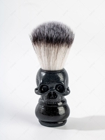 Skull Handle Shaving Facial Beard Brush