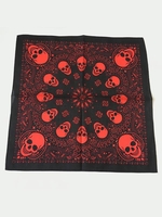Skull Paisley Collage Print Bandana