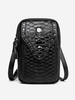 Skull Studs Decor Embossed Crossbody Bag