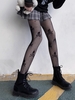 Skulls Star Pattern Fishnet Halloween Tights