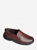 Slip On Letter Print Business Shoes