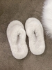 Solid Color Criss Cross Fuzzy Slippers