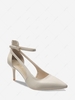 Solid Color Cut Out Ankle Strap Pumps
